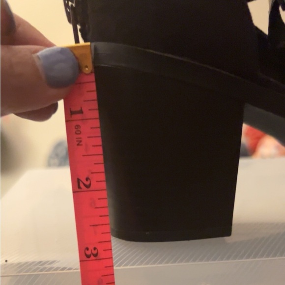 Soda Heels Womens 8.5 Black Zipper - Picture 2 of 8